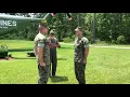 USMC 20th Anniversary Re-enlistment Ceremony