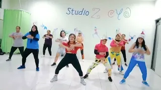 dua lalaki voc yayah andriani zumba dangdut sunda koplo viral tiktok 2021