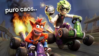 Fue una TERRIBLE idea jugar CTR Original con Amigos