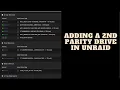 Add 2nd Parity to UnRaid