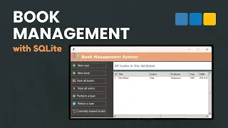 Python Book Management System with SQLite - Part 1 Creating Database Tables