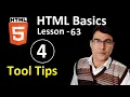 Download Lagu HTML 4 Tool Tips | HTML for beginners lesson - 63