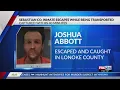 Sebastian County inmate attempts to escape but is quickly recaptured