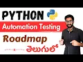 Python automation testing in Telugu Automation Testing Roadmap Vamsi Bhavani