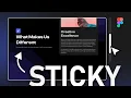 Figma Sticky Scrolling Tutorial in 3 Minutes