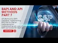 7 Understanding and Implementing GetDetail API Method of BAPI