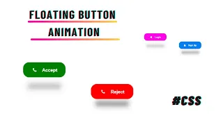 Floating Button Animation using CSS Floating Calling Buttons HTML CSS