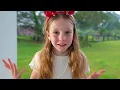 Nastya and a new Christmas Red VS Gold Challenge