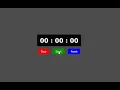 Stopwatch App Project Simple Cool Stopwatch using HTML CSS JS