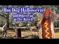 Lagu Ik was een hotdog voor Halloween en James liet mij achter op de ranch!!
