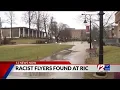 Racist pamphlets found on RIC campus