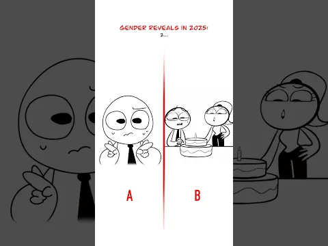 Boy or Girl 😜 A vs B (Animation Meme) #shorts