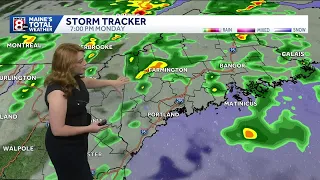 Impact Weather Showers and storms arrive in Maine Monday