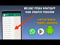 Download Lagu Cara Melihat Pesan WA yang Dihapus Pengirim, untuk Semua Ponsel