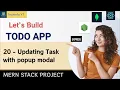 Update Task Mern todo App Mern Stack Project