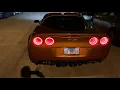 C6 Corvette Infinity Taillights - Nighttime Test