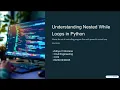 Nested while loop with example