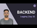 Backend Day 20 Logging