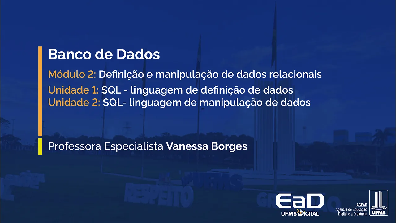 [UFMS Digital] Banco de Dados  M dulo 2