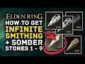 Elden Ring How to Get INFINITE Smithing Somber Smithing Stones 1 2 3 4 5 6 7 8 9 Location Guide