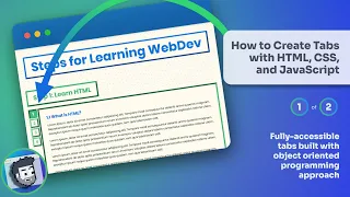 How to Create Tabs with HTML CSS and JavaScript Part 1 of 2