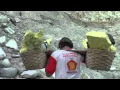 Ijen Crater East Java - Blue Fire and Sulfer Mining