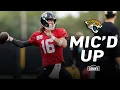 Trevor Lawrence MIC D UP at 2026 Training Camp Jacksonville Jaguars