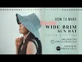 Wide Brim Hat Sew Along Tutorial Free Bucket Hat from TEC Serpentine Hat from Elbe Textiles