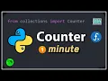 Learn Python Counter Function in 1 minute
