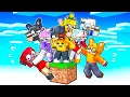 Lagu 8 FRIENDS on ONE BLOCK in Minecraft!
