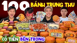 Thử Thách Ăn 100 Cái BÁNH TRUNG THU Có Tiền Bên Trong