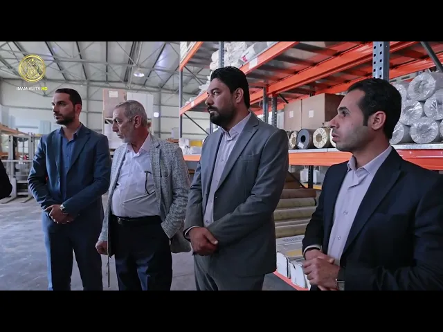 وفد من العتبة العباسية المقدسة يطّلع على أنظمة الخزن الآمن في العتبة العلوية المقدسة