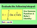Evaluating Integral Using Gamma Function