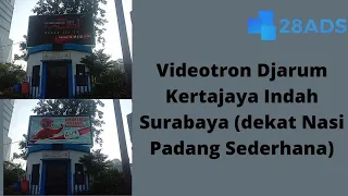 videotron djarum kertajaya indah surabaya bentuk landscape dekat nasi padang sederhana 