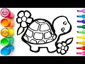 How to Draw a Cute Turtle Easy Step by Step Tutorial for Beginners