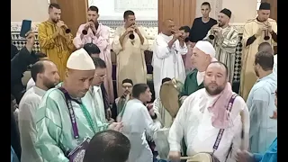 حفل عيساوة سعيد برادة في دار الشرفاء الكتانيين الإدريسيين أهل فاس عيد المولد النبوي 
