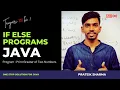 If else Greater of two number Computer Class 10 ICSE ISC Java Programming