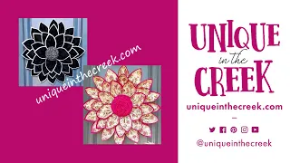 GORGEOUS FELT AND FABRIC FLOWER WREATHS UIC LARGE BOARD