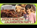 Lagu Hyori's gastgezin Jjajangmyeon-feest
