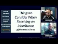 Things To Consider When Receiving an Inheritance