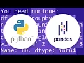 Count unique values per groups with Pandas