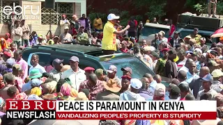 DP Kindiki Condemns Property Destruction, Calls It Stupidity. #ebrunews