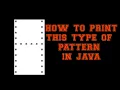 How To Print Alphabet H Pattern In Java