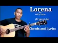 Lagu Lorena - Willy Garte (fingerstyle) Chords and Lyrics