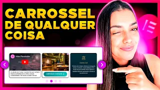 Carrossel Elementor: Como Criar um Carrossel de QUALQUER COISA no Elementor Pro [Qualquer Widget]