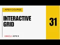 APEX 31 How to create Interactive Grid in Oracle APEX Create Classic report in APEX