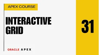 APEX 31 How to create Interactive Grid in Oracle APEX Create Classic report in APEX