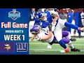 Vikings vs Giants Full Game Highlights Aug 15 2026 NFL Preseason Week 1