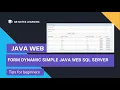 Tutorial Java Web ZK Framework SQL Server Eclipse Part Form Dynamic Entry Edit Delete in Grid