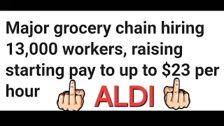 ALDI Holiday Hiring Scam 23 per hr is still poverty